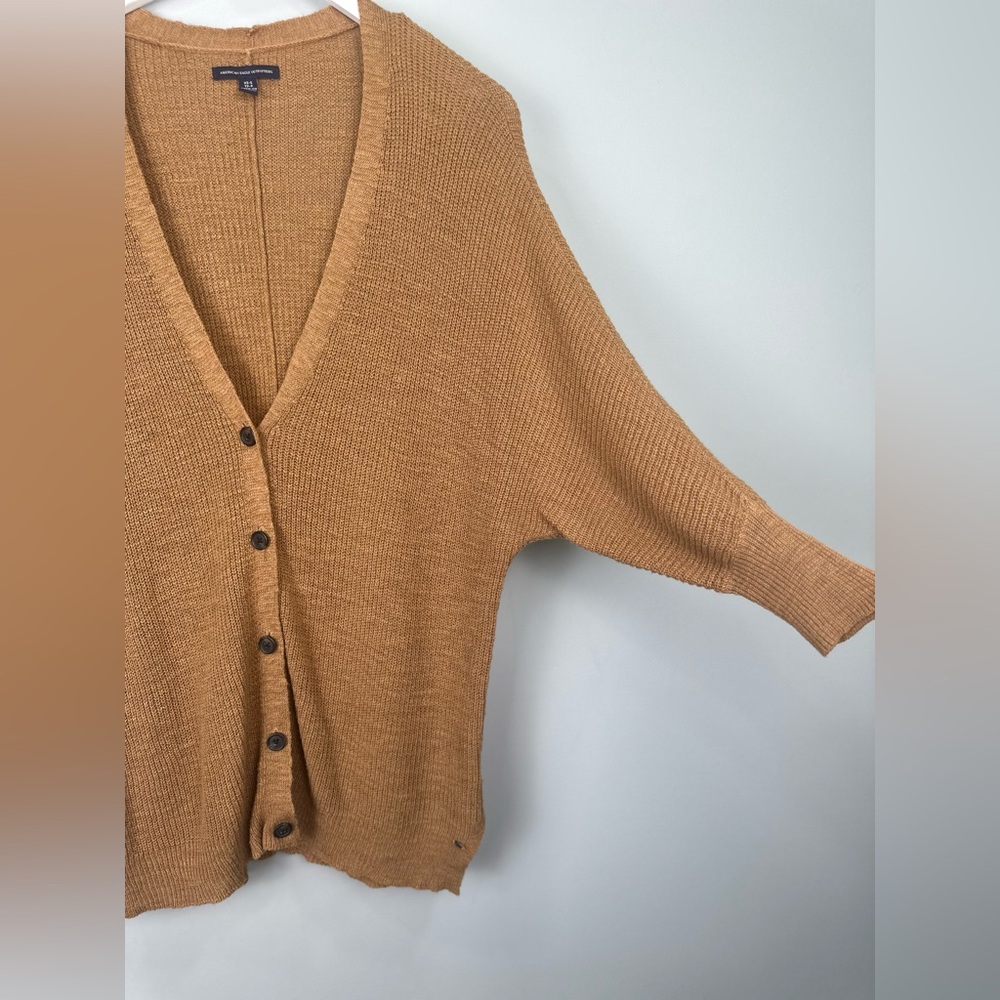 American Eagle Drop Shoulder Button Down Sweater … - image 4